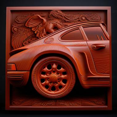 3D модель Porsche 964 (STL)